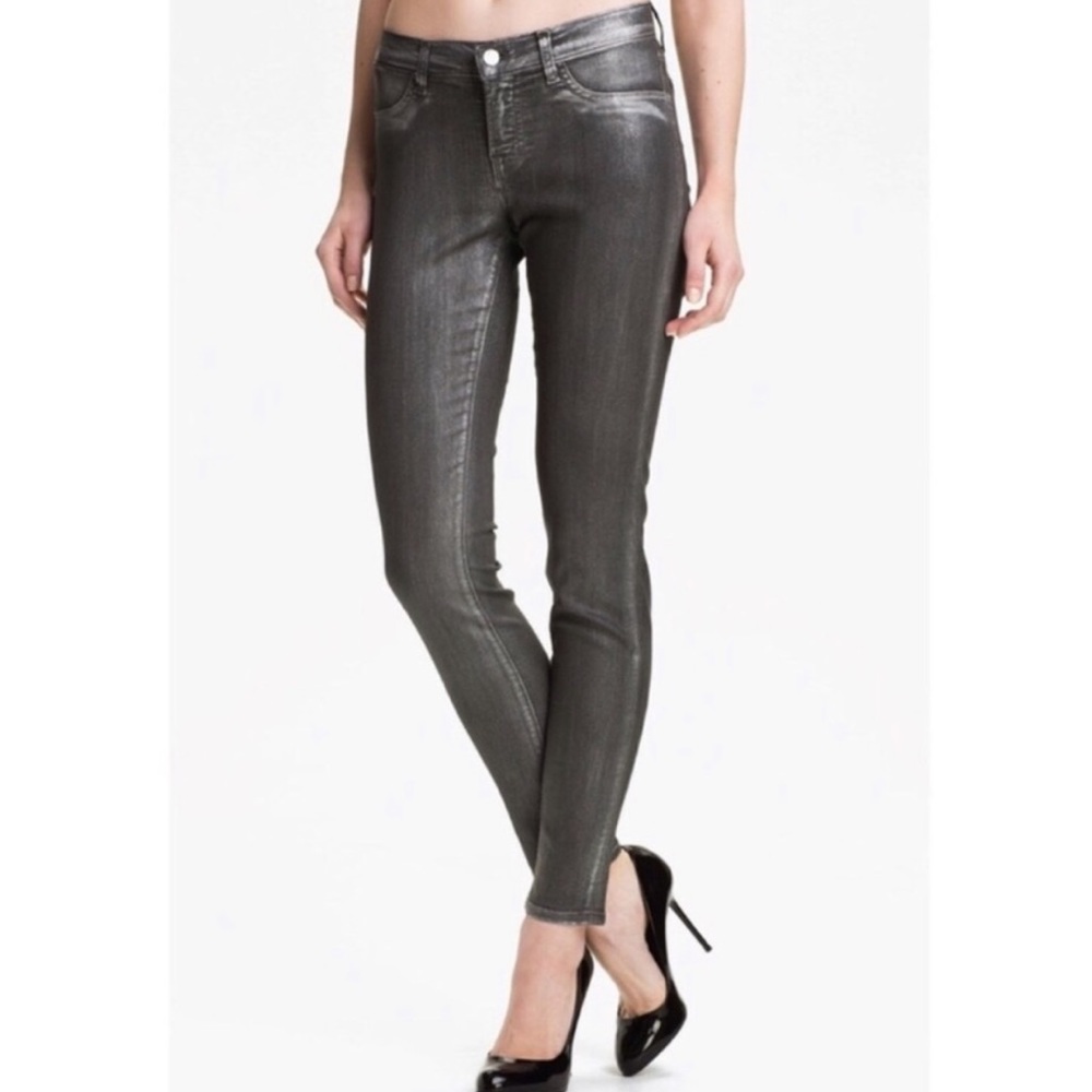 J Brand Super Skinny Coated Jeans